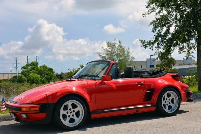 1988 Porsche 911 930 Turbo Cabriolet Slant Nose 505 Option 14K Miles 1988 Porsche 930 Slant Nose Turbo Cabriolet