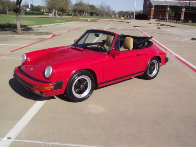1988 Porsche 911 Cabriolet - One Owner - Documented Low Miles 1988 Porsche 911 Carrera Cab