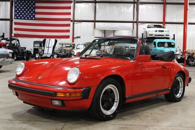 1988 Porsche 911 Carrera 157559 Miles Guard's Red Coupe 3.2L H6 5 Speed Manual 1988 Porsche 911 Carrera