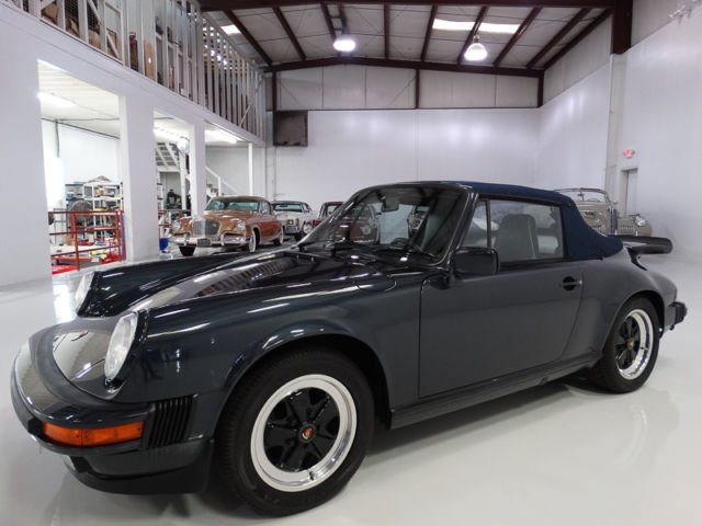 1988 Porsche 911 Carrera Cabriolet, low miles! Fully documented! Highly optioned 1988 Porsche 911