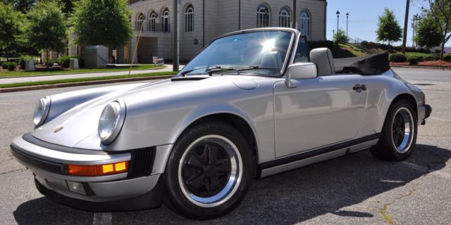 1988 Porsche 911 Carrera Cabriolet with only 26,550 miles! 1988 Porsche 911 Carrera Cabriolet