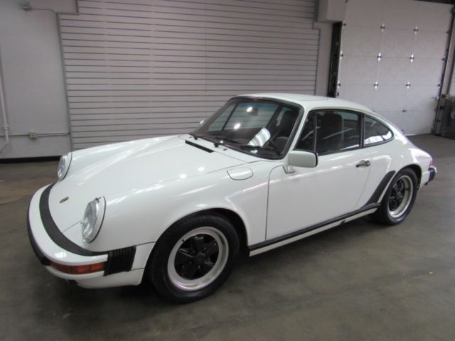 1988 Porsche 911 Carrera Coupe 109,906 Miles White 3.2L L6 SOHC 12V Manual 1988 Porsche 911 Carrera Coupe