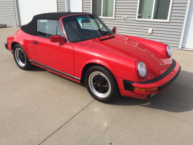 1988 Porsche 911 Carrera - No Reserve 1988 Porsche 911 2dr Cabriolet