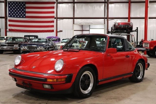 1988 Porsche 911 Carrera Targa 76737 Miles Guards Red Coupe 3.2L H6 G50 5-Speed 1988 Porsche 911 Carrera Targa