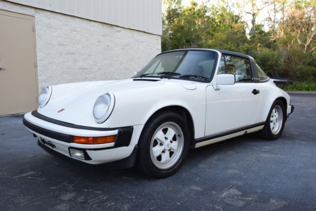 1988 Porsche 911 Targa G50 Carrera 11/1987 Production Over 30 Years Old 1988 Porsche 911 Carrera Convertible 2-Door