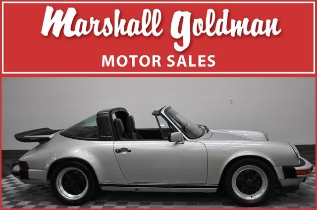 1988 PORSCHE 911 TARGA SILVER/BLACK FULLY DOCUMENTED 1 OWNER CAR 78300 MILES 1988 Porsche 911