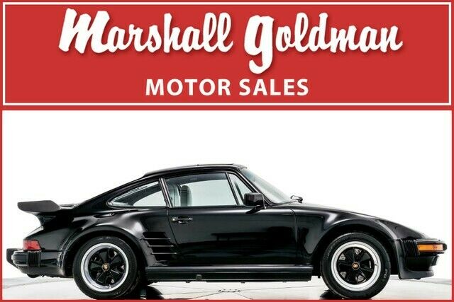 1988 Porsche 911 Turbo Slantnose 16870 Miles Black Coupe 3.3L Turbocharged H6 Au 1988 Porsche 911 Turbo Slantnose