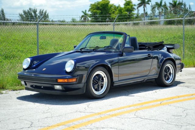1988 Porsche Carrera Cabriolet, ONLY 24K MILES, beautiful color and condition 1988 Porsche 911 CARRERA CABRIOLET