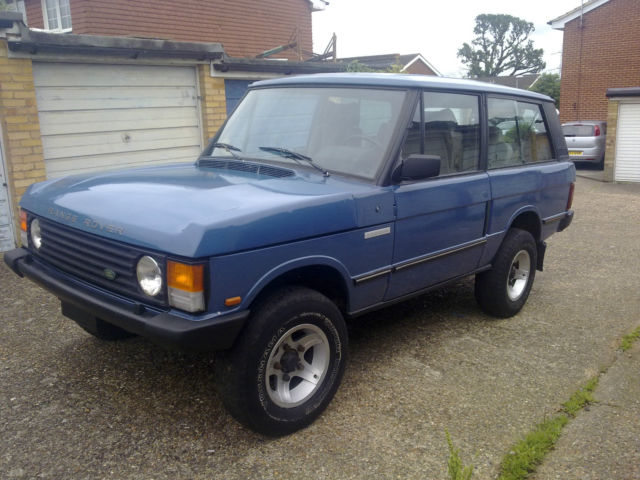 1988 Range Rover Classic 2-DOOR all manual options& Turbo diesel 5 speed NO RUST 1988 Land Rover Range Rover 2-Door Classic turbo diesel all manual Coupe