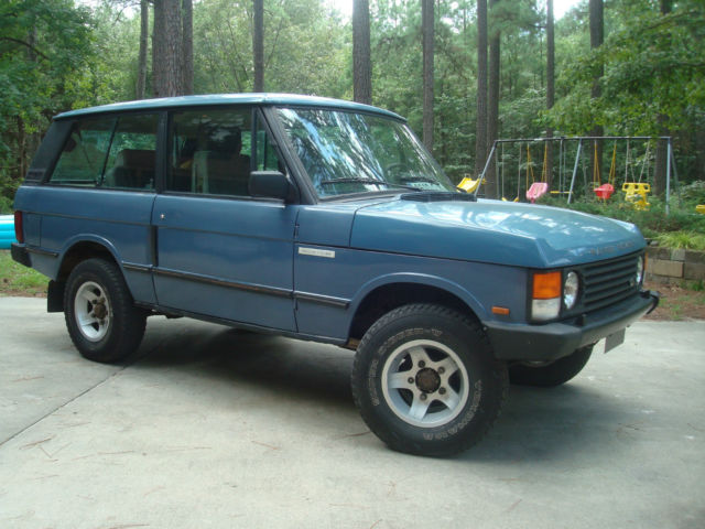 1988 Range Rover Classic 2-DOOR all manual options& Turbo diesel 5 speed SOLID 1988 Land Rover Range Rover 2-Door Classic turbo diesel all manual Coupe