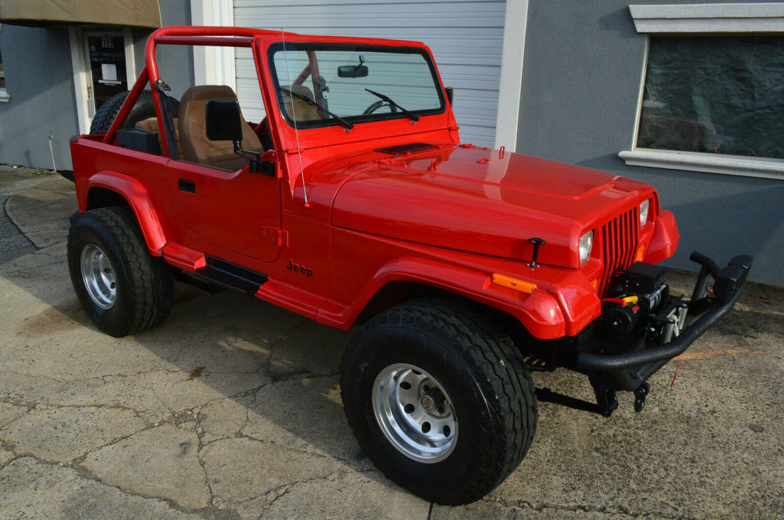 1988 Restored Jeep Wrangler YJ W all new components please dont miss it! with AC 1988 Jeep Wrangler