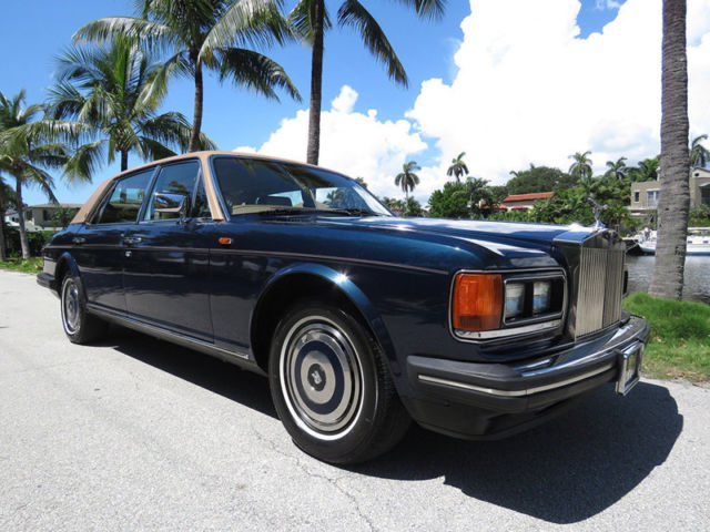 1988 Rolls-Royce Silver Spur 56906 Miles Royal Blue Sedan 6.75 LITER V8 Automat 1988 Rolls-Royce Silver Spirit/Spur/Dawn --