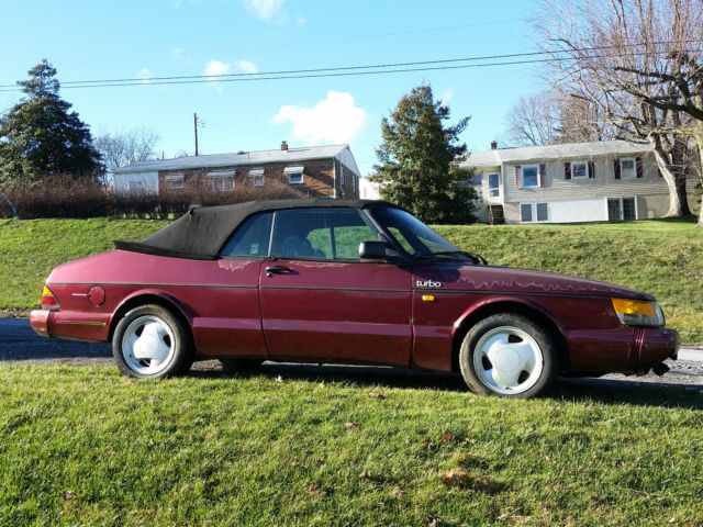 1988 Saab 900 Turbo Convertible APC Redbox Momo steering wheel NO RESERVE!!!! 1988 Saab 900