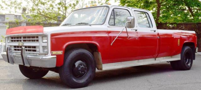 1988 SILVERADO C30 CREW CAB DUALLY, CAMPER SPECIAL, 454, AUTO, A/C, FULL POWER, 1988 Chevrolet Silverado 3500 C30 SILVERADO CREW CAB CAMPER SPECIAL DUALLY