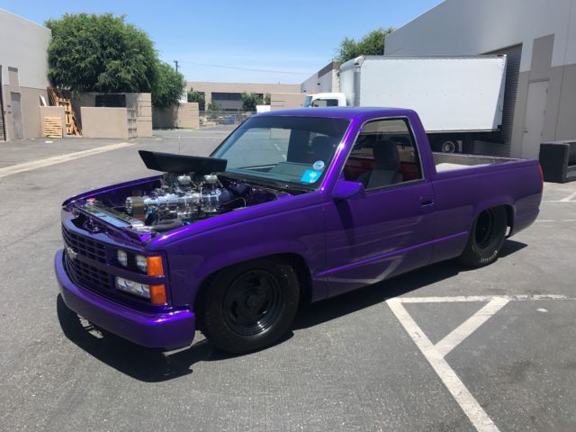 1988 silverado single cab 1150hp drag race custom 588ci 1471 blower NO RESERVE 1988 Chevrolet Silverado 1500