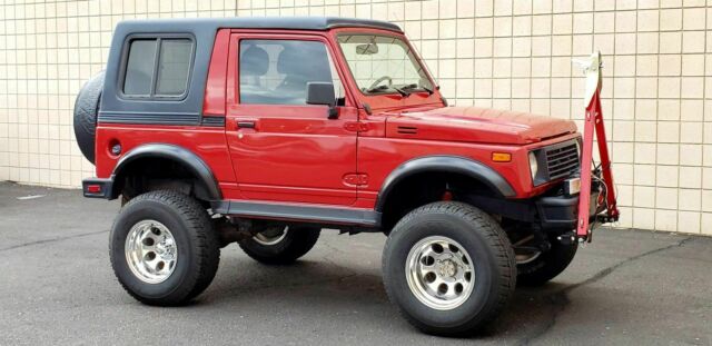 1988 SUZUKI SAMURAI 4-5" LIFT,REAR LOCKER,WINCH, 31" TIRES REMOVABLE HARD TOP 1988 Suzuki Samurai FREE SHIPPING WITH "BUY IT NOW" ONLY!!