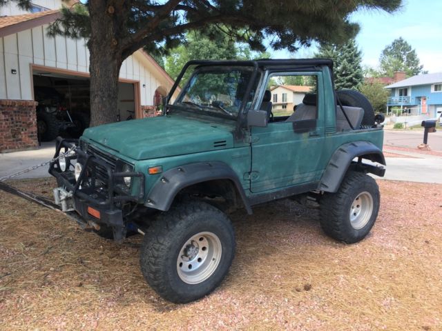1988 Suzuki Samurai 4x4 tow bar winch power steering Crawler 1988 Suzuki Samurai winch
