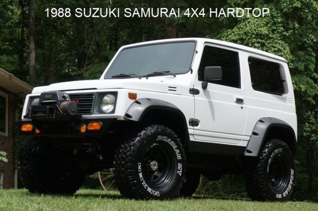 1988 SUZUKI SAMURAI HARDTOP TIN TOP 4X4 RESTORED BRAND NEW WHEELS N TIRES TOWBAR 1988 Suzuki Samurai MUST SEE ONE OF A KIND SAMURAI TIN TOP NO RESERVE
