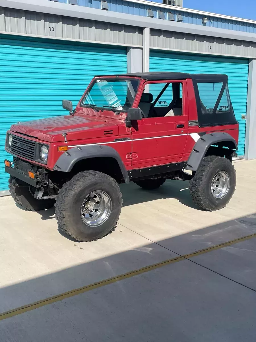 1988 Suzuki Samurai SUV Red 1988 Suzuki Samurai