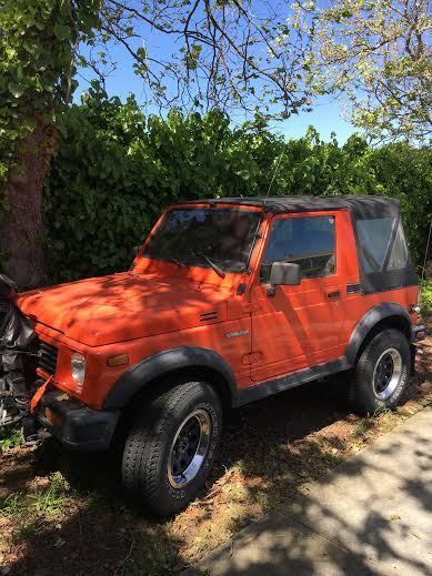 1988 Suzuki Samurai. The perfect "TOAD", driver, or utility. Pls. don't chop it. 1988 Suzuki Samurai LX