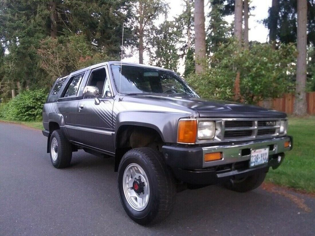 1988 Toyota 4Runner SUV Grey 4WD Automatic RN60 1988 Toyota 4Runner RN60