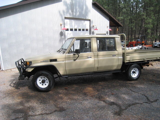 1988 Toyota 75 Series Crew Cab Truck 1988 Toyota Land Cruiser 75 Series Land Cruiser