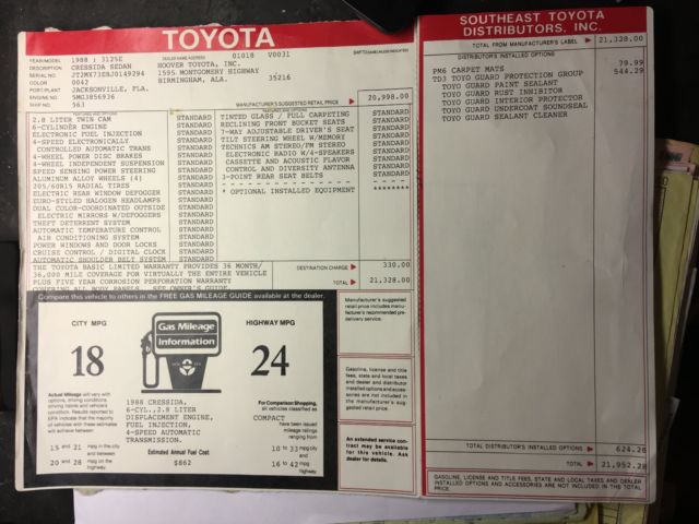 1988 Toyota Cressida - photo 12