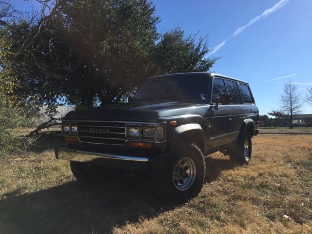 1988 Toyota Land Cruiser FJ62 - Dark grey, light grey interior - 192xxx miles 1988 Toyota Land Cruiser