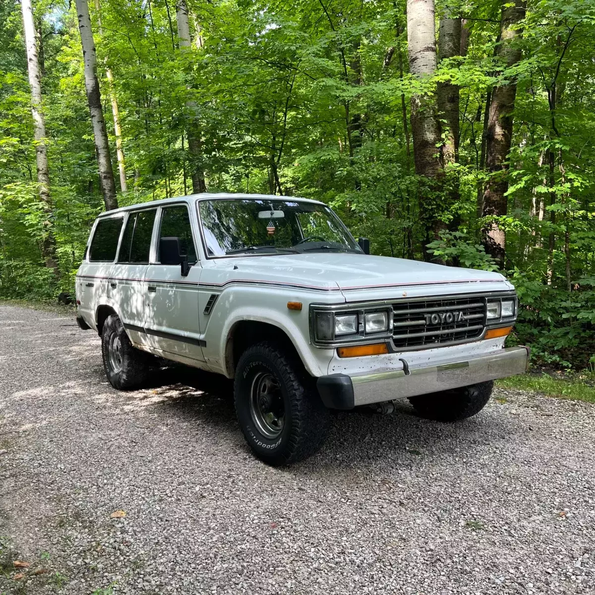 1988 Toyota Land Cruiser SUV White FJ62 GX 1988 Toyota Land Cruiser FJ62 GX
