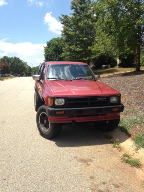 1988 Toyota 4Runner Burgandy