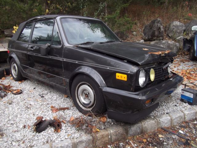 1988 Volkswagen Cabriolet Convertible ( repairable or parts vehicle ) Golf parts 1988 Volkswagen Cabriolet