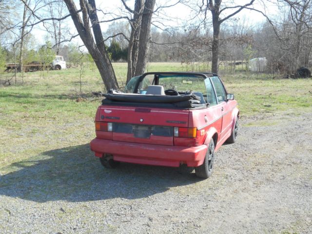 1988 Volkswagen Convertible 1988 Volkswagen Other Convertible