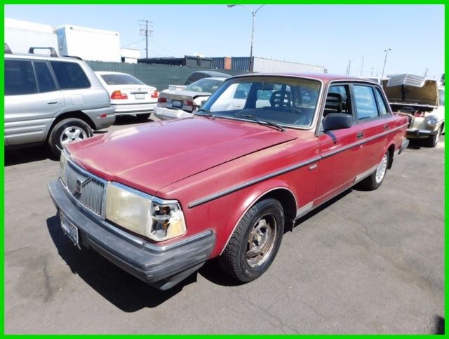 1988 Volvo 240DL 2.3L I4 8V Automatic NO RESERVE 1988 Volvo 240 GL