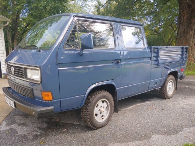1988 VW Double Cab Doka Vanagon Van Bus Volkswagon Transporter T3 1988 Volkswagen Bus/Vanagon Doka Double Cab Vw Transporter Volkswagon