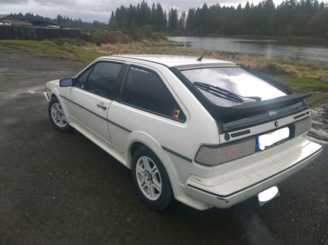 1988 VW Scirocco 16V Mk2 Rare 2.0L Alpine White Blk Leather Rblt Motor no rust 1988 Volkswagen Scirocco 16V