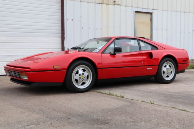 1988.5 Ferrari 328 GTB, Rosso Corsa/Beige, 1 of 19, 23K miles, Fully Serviced 1988 Ferrari 328 GTB