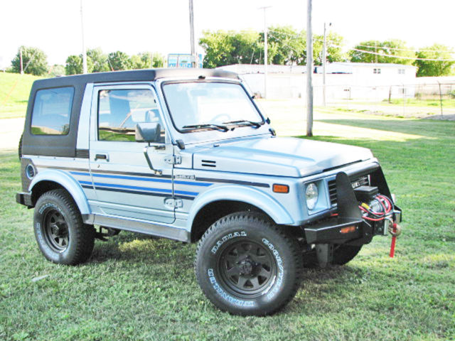 1988.5 Suzuki Samurai 4x4 SUV Calmini equipped removable hardtop 1988 Suzuki Samurai