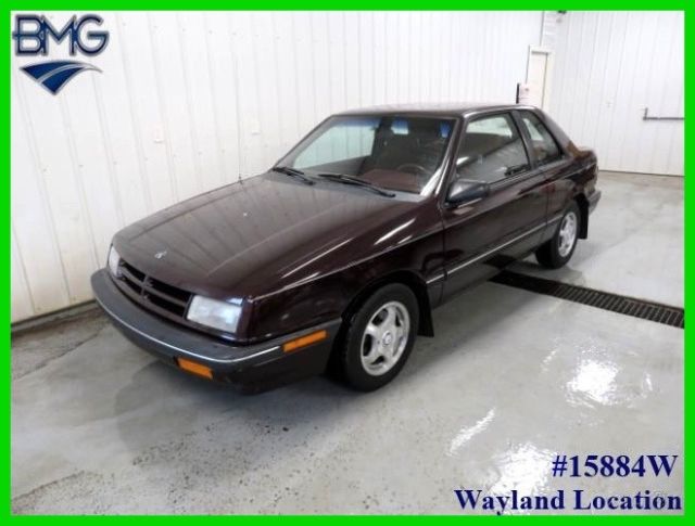 1989 2-Door Used 2.5L I4 8V Automatic FWD 1989 Dodge Shadow 2-Door