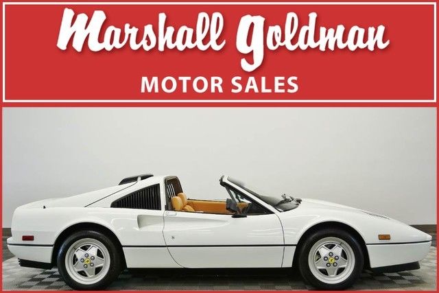 1989 328GTS, Bianco Ferrari/Beige, 476 ORIGINAL MILES!! Belt service 9/17 1989 Ferrari 328