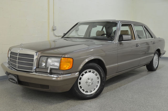 1989 420SEL Desert Taupe with Cream Interior Only 50,000 Miles! 1989 Mercedes-Benz 400-Series