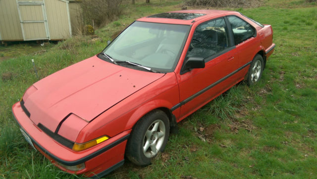 1989 Acura Integra LS Hatchback 3-Door 1.6L stick shift manual 2 door 1989 Acura Integra