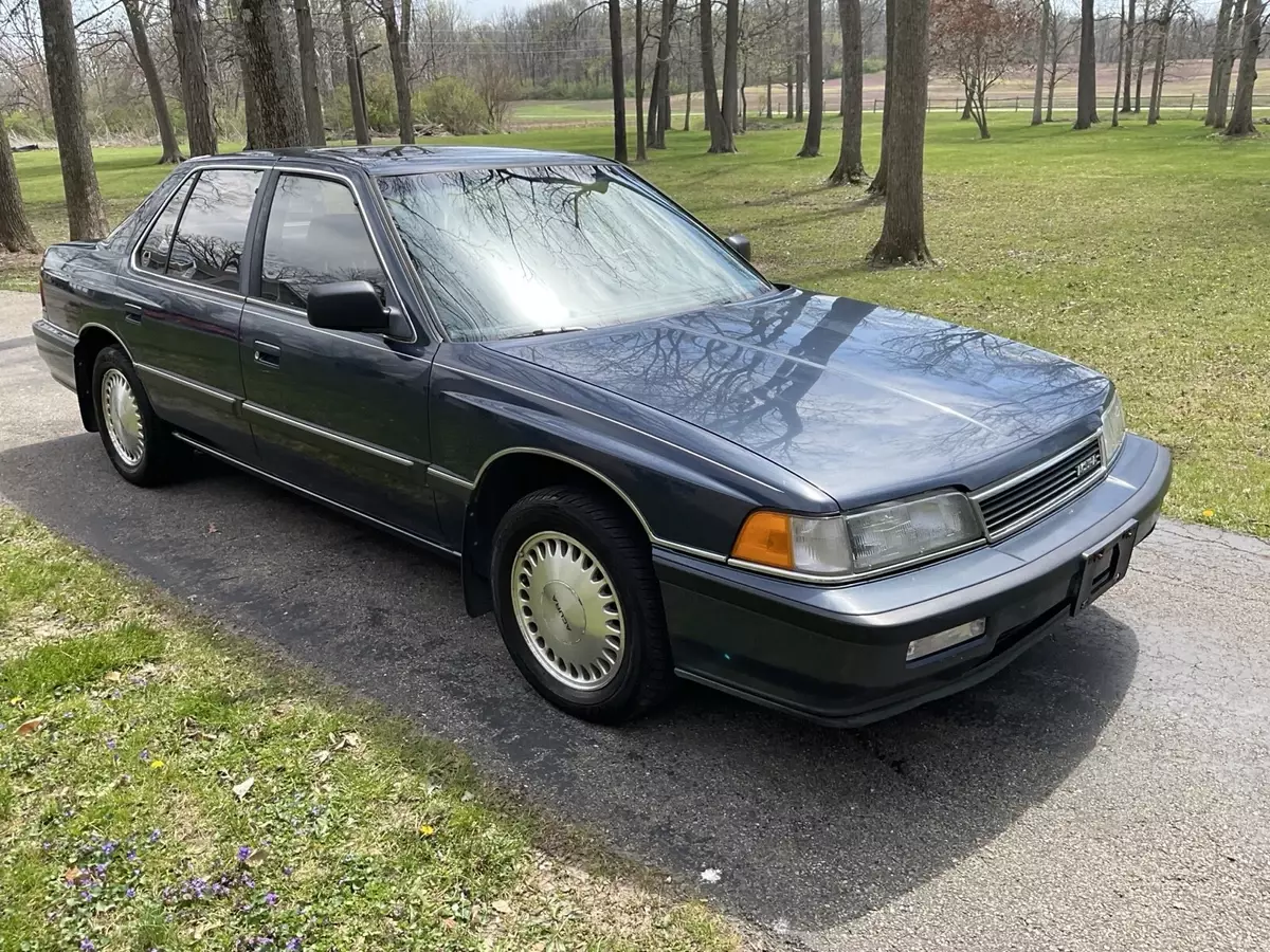 1989 Acura Legend Sedan Blue L 1989 Acura Legend L