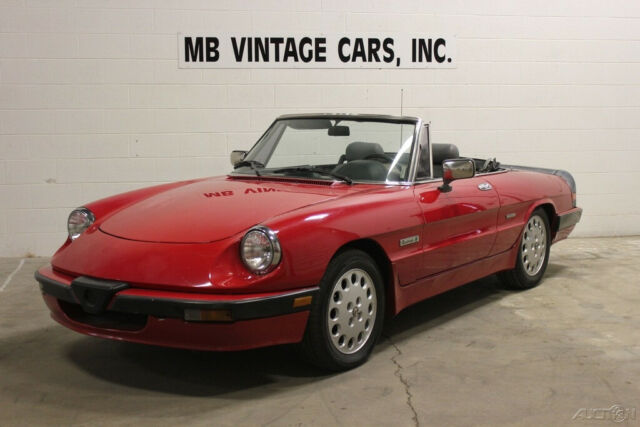 1989 Alfa Romeo Quadrifoglio Spider NO RESERVE! 1989 Alfa Romeo Spider convertible