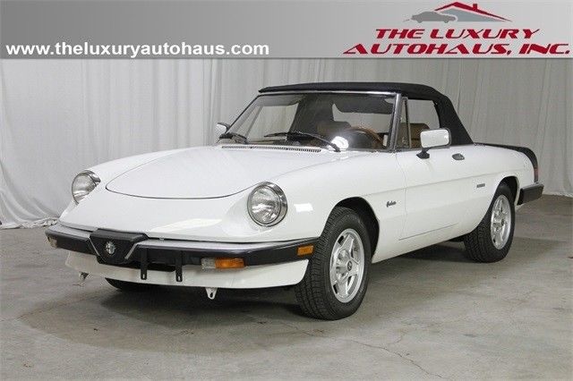 1989 Alfa Romeo Spider 71925 Miles 2D Convertible 2.0L I4 MPI 1989 Alfa Romeo Spider --
