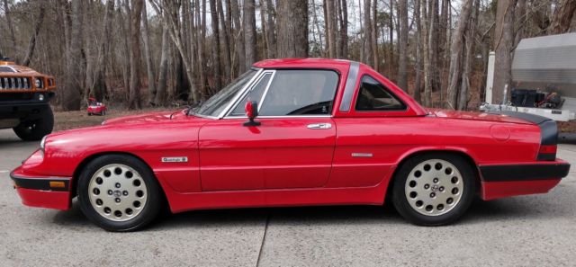 1989 Alfa Romeo Spider Quadrifoglio, Both Tops, Restored, Beautiful & Rare! Nice 1989 Alfa Romeo Spider Quadrifoglio