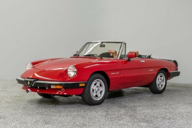 1989 Alfa Romeo Spider Veloce 59002 Miles Red Convertible 2.0L 5-Spd Manual 1989 Alfa Romeo Spider --
