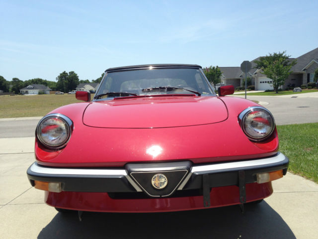 1989 Alfa Romeo Spider