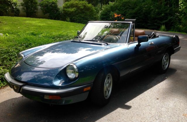 1989 Alfa Romeo Spider VELOCE *LOW MILAGE* Excellent running condition Clean Car 1989 Alfa Romeo Spider