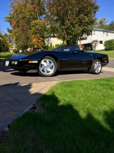 1989 black corvette convertible 1989 Chevrolet Corvette