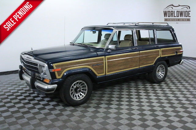1989 Blue 10K MILES COLLECTOR GRADE! 1989 Jeep Wagoneer 10K MILES COLLECTOR GRADE